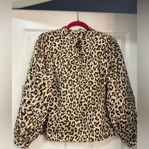 JCREW Leopard Print Top/Shirt size S